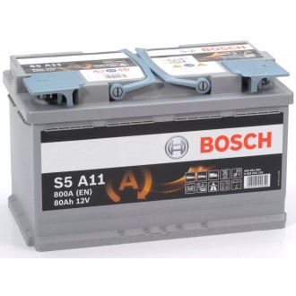 80Ah/800A S5 A11 AGM L-Akumulator Bosch